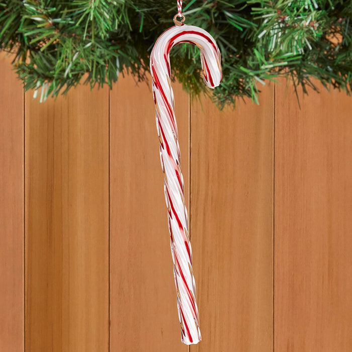 Handblown Glass Candy Cane Ornaments