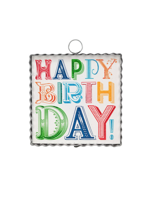 "Happy Birthday" Typography