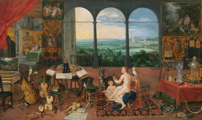 Hearing by Peter Paul Rubens Reproduction Oil Painting on Canvas