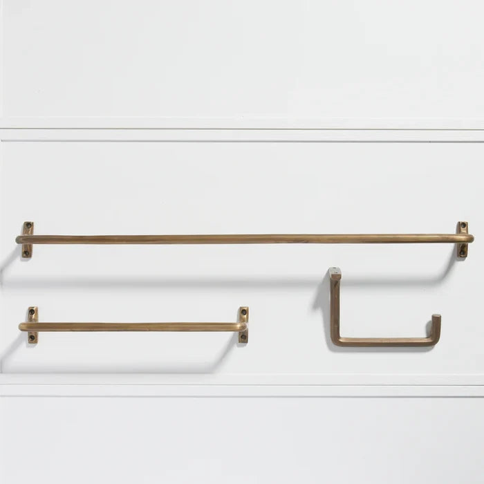 Henley 300mm Rail - Acid Washed Brass By Hepburn