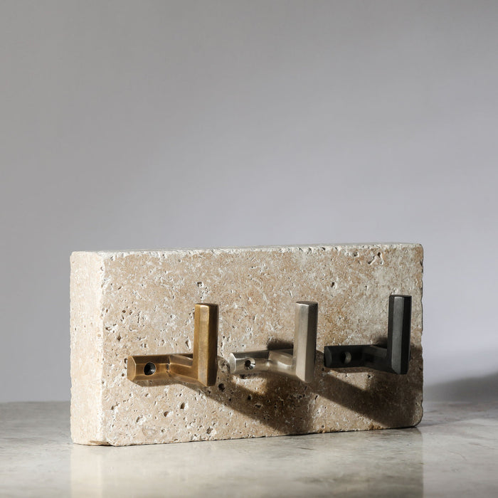 Henley Hook - Acid Washed Brass By Hepburn