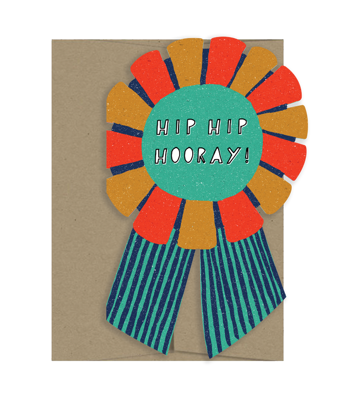 Hip Hip Hooray Medallion Card