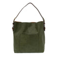 Hobo Handbag Dark Basil/Coffee Handle