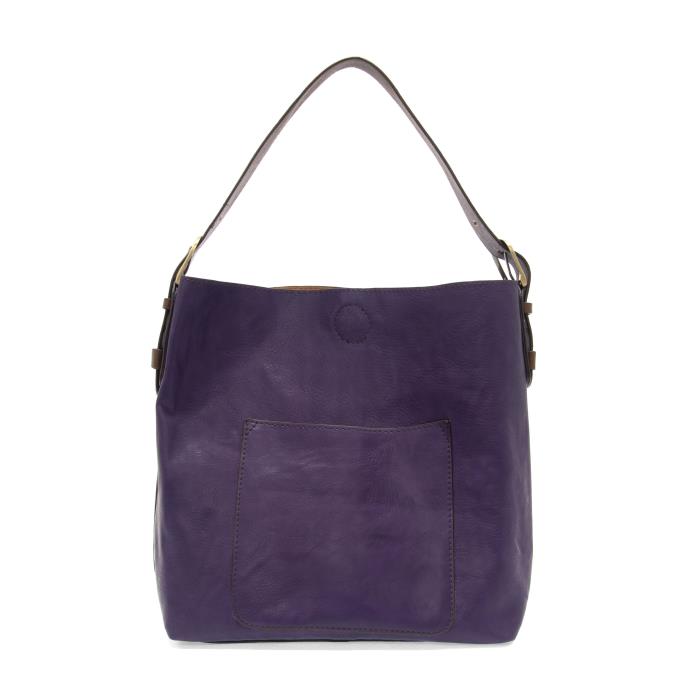 Hobo Handbag Mystic Purple/Brown Handle