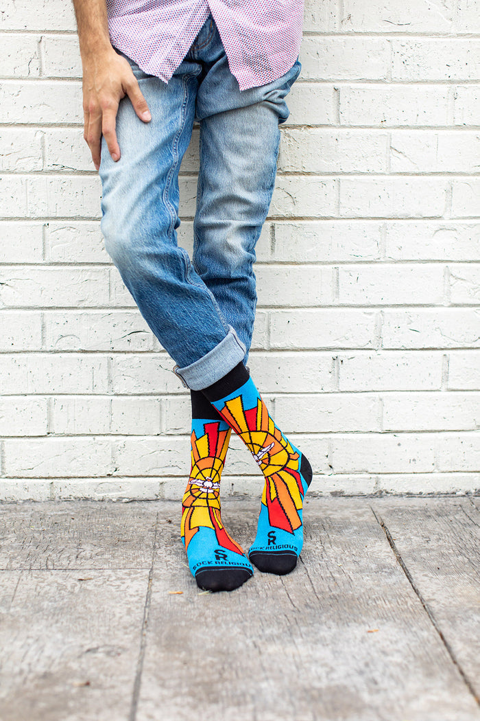 Holy Spirit Adult Socks