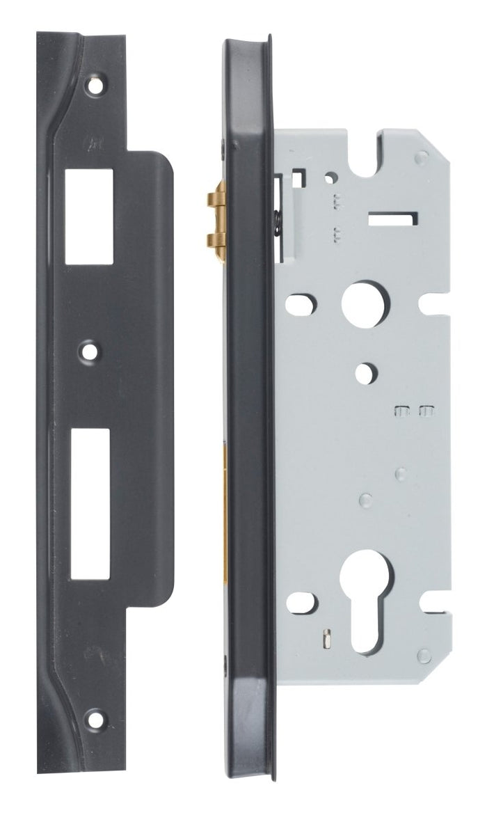 IVER 85mm Euro Rebated Roller Mortice Lock – 45mm & 60mm Backset - Entry - Point - 6072 - Iver