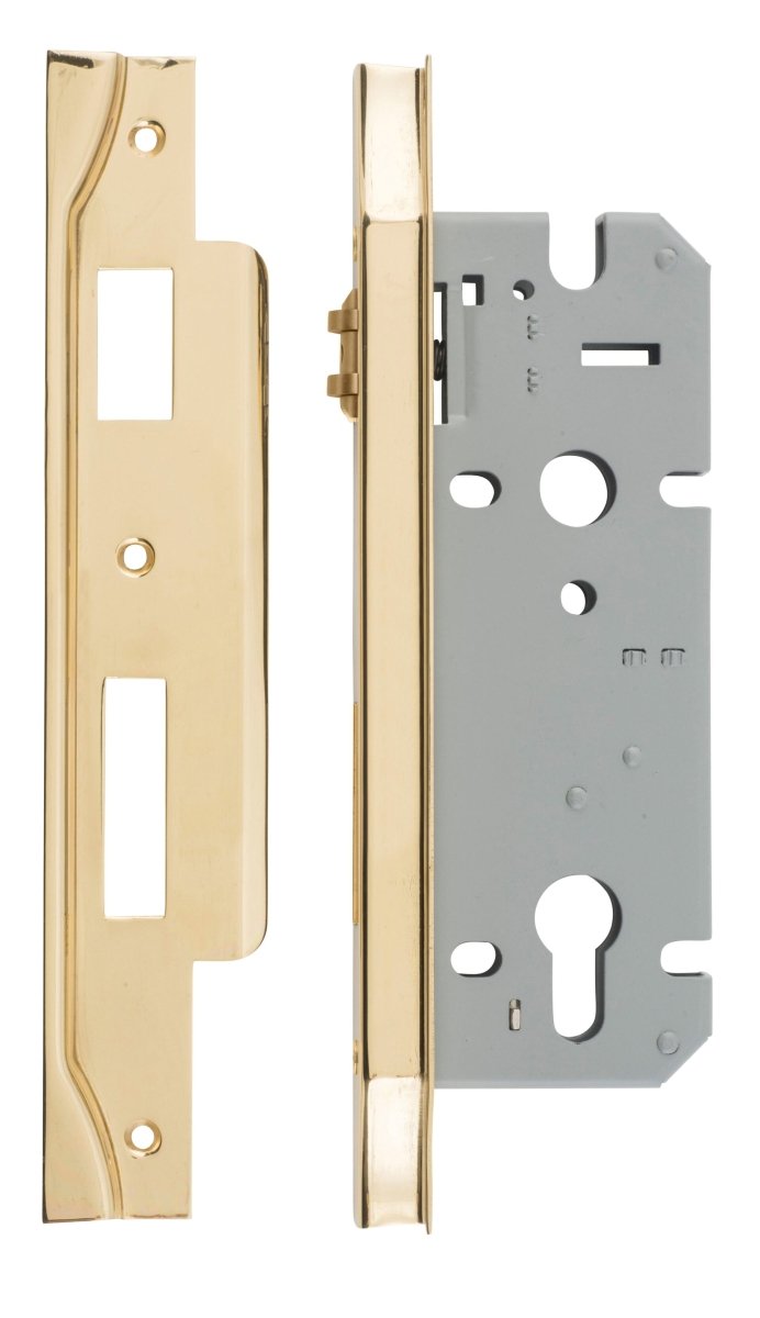 IVER 85mm Euro Rebated Roller Mortice Lock – 45mm & 60mm Backset - Entry - Point - 6032 - Iver