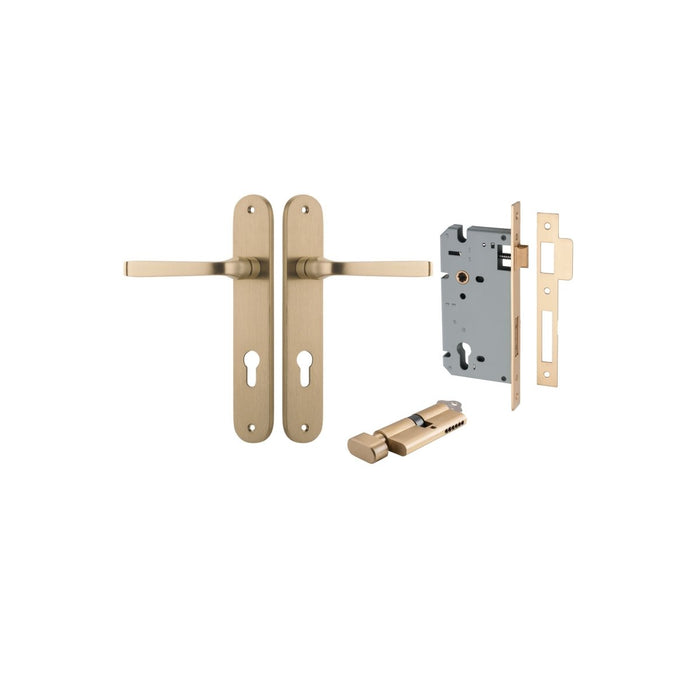 Brushed Brass / Entrance Kit (Key/Thumb)