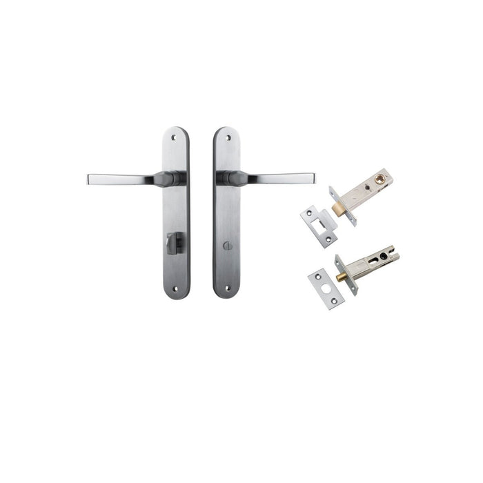 Brushed Chrome / Privacy Set