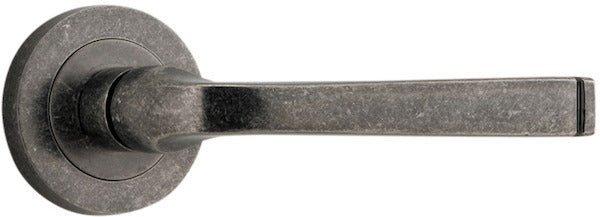 Distressed Nickel / Lever Pair (Handles Only)