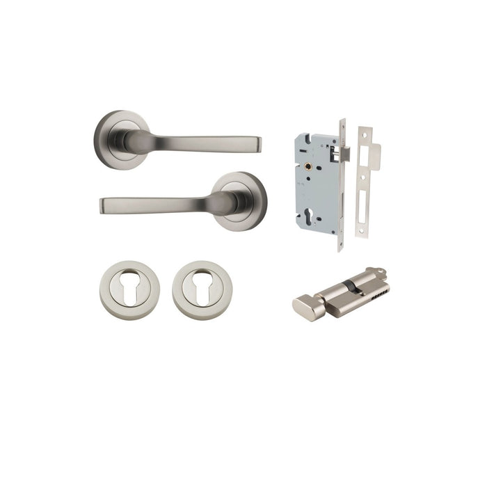 Satin Nickel / Entrance Kit (Key/Thumb)