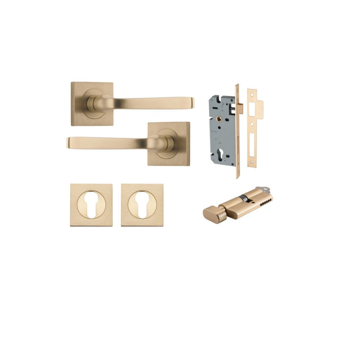 Brushed Brass / Entrance Kit (Key/Thumb)