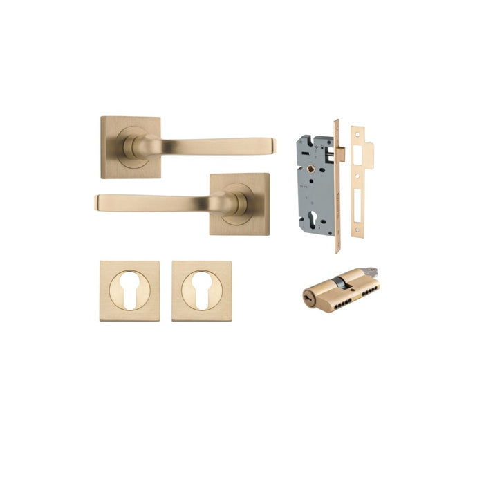 Brushed Brass / Entrance Kit (Key/Key)