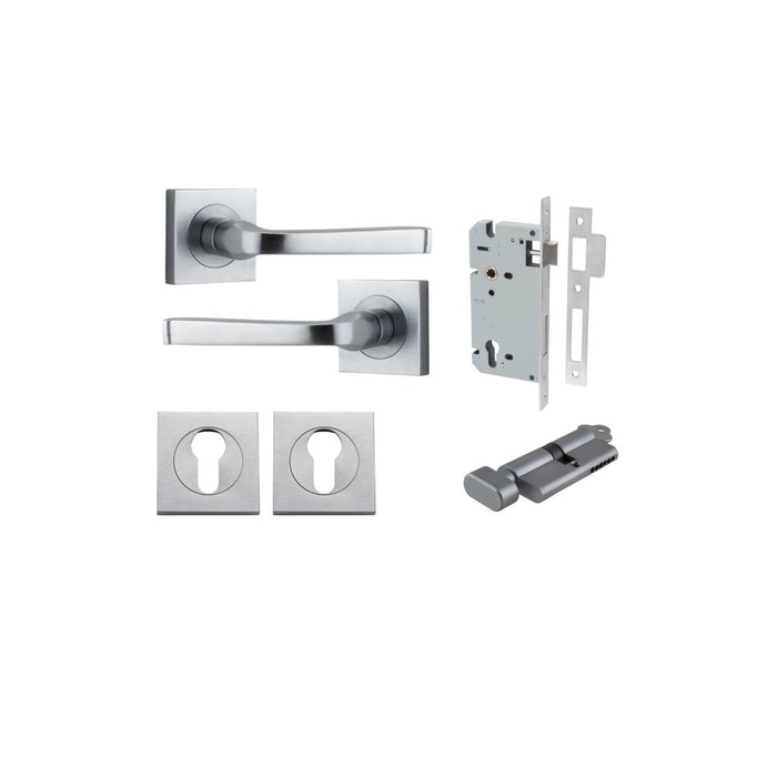 Brushed Chrome / Entrance Kit (Key/Thumb)