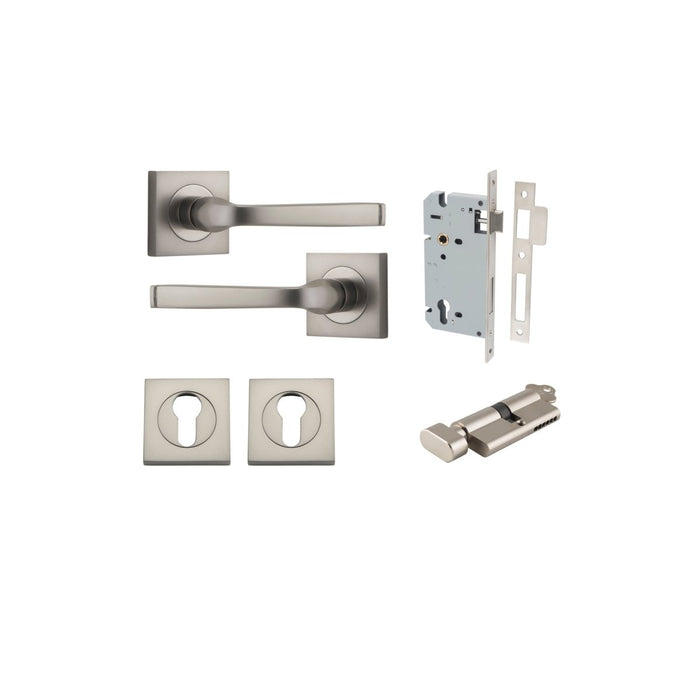 Satin Nickel / Entrance Kit (Key/Thumb)
