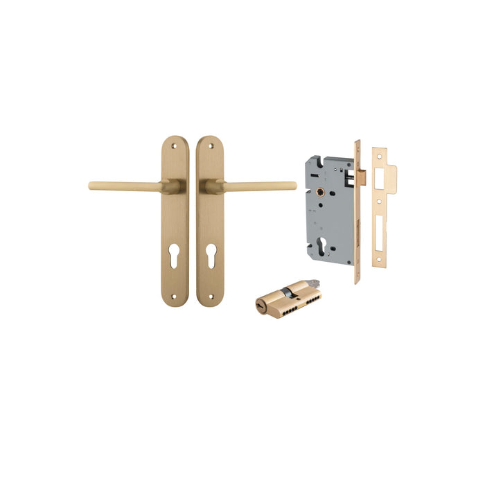 Brushed Brass / Key/Key Entrance Kit (Lock & Key Cylinder Included)