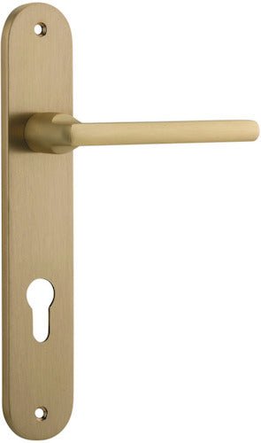 Brushed Brass / Entrance Set E85 (Handles Only)