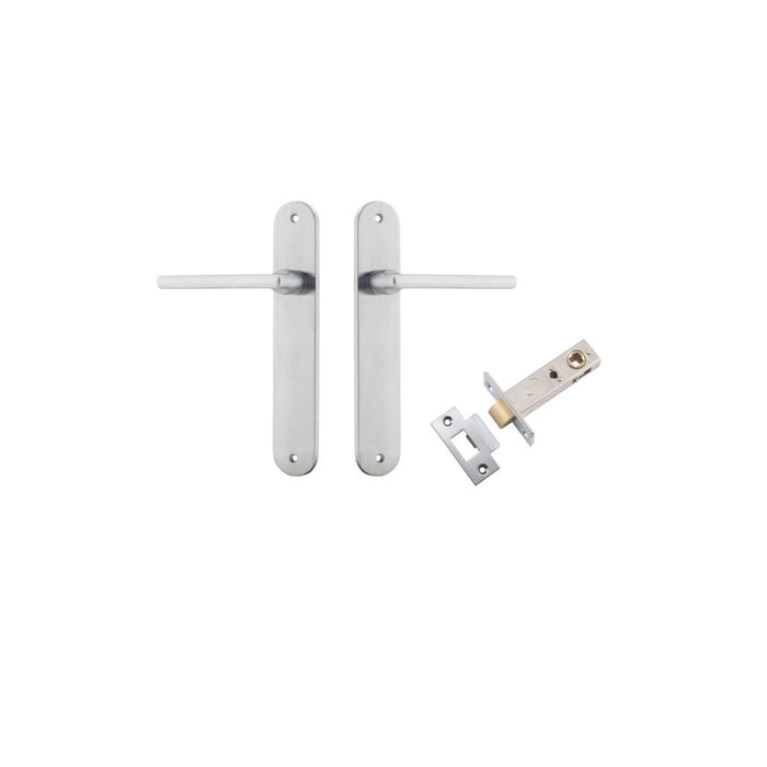 Brushed Chrome / Passage Set (Latch Included)