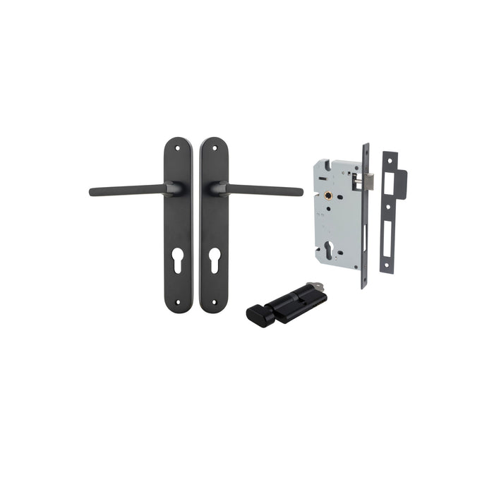 Matt Black / Key/Turn Entrance Kit (Lock & Key Cylinder Included)