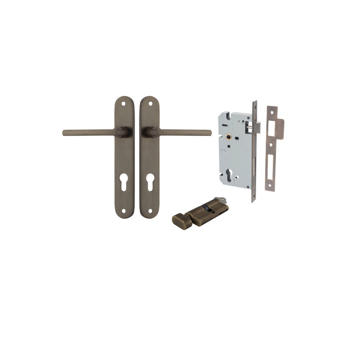 Signature Brass / Key/Turn Entrance Kit (Lock & Key Cylinder Included)