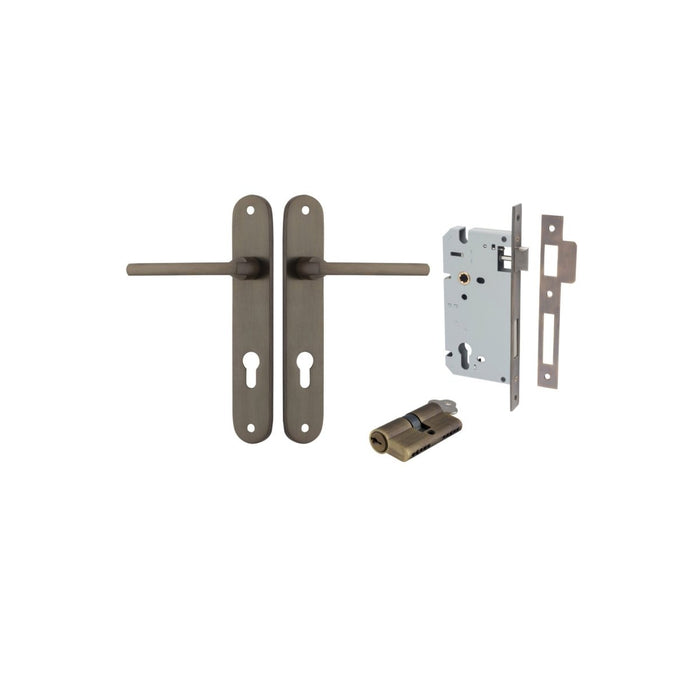 Signature Brass / Key/Key Entrance Kit (Lock & Key Cylinder Included)
