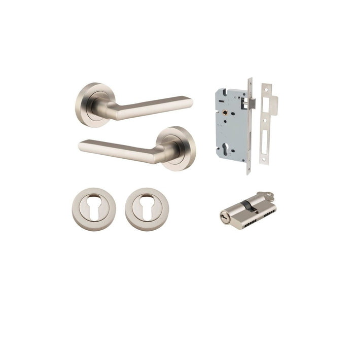 Satin Nickel / Entrance Kit (Key/Key)