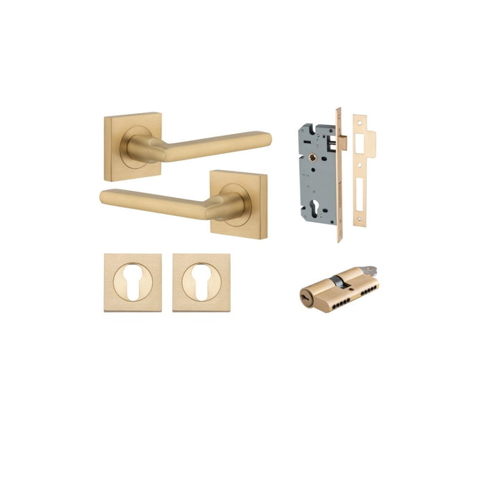 Brushed Brass / Entrance Kit (Key/Key)