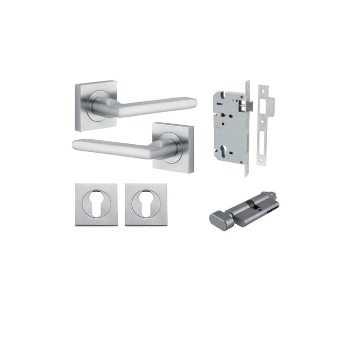 Brushed Chrome / Entrance Kit (Key/Thumb)