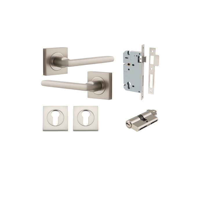 Satin Nickel / Entrance Kit (Key/Key)