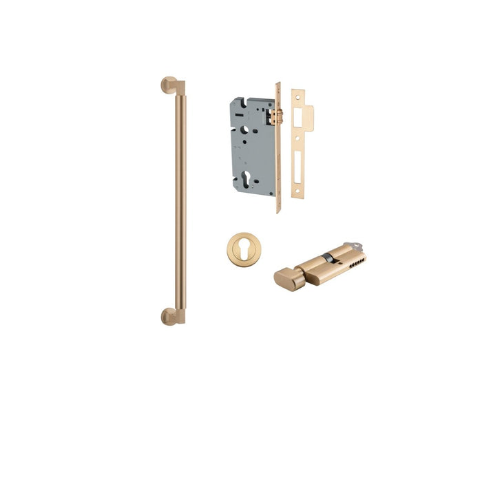Brushed Brass / 450mm / Entrance Kit (Key/Turn)