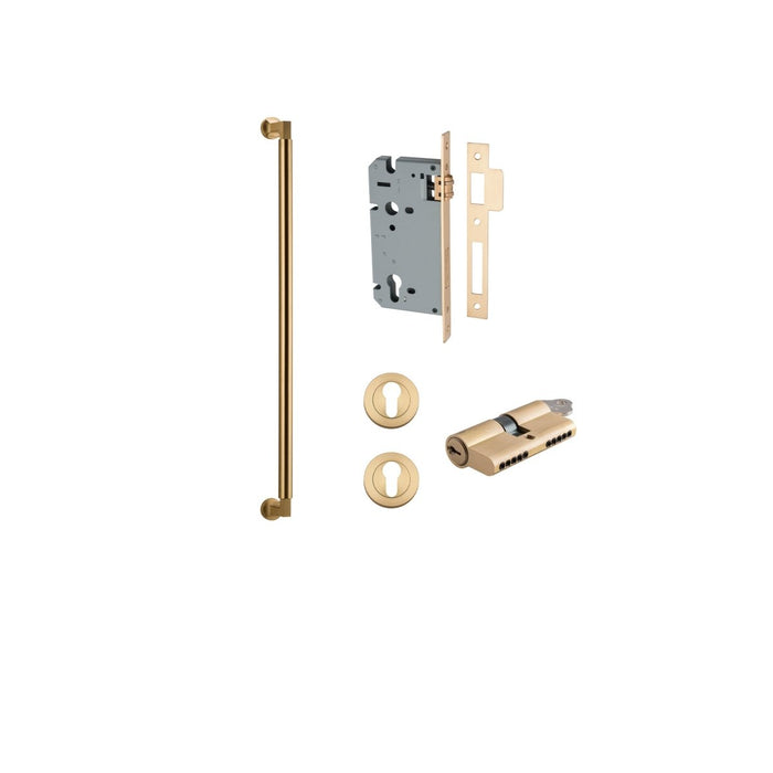 Brushed Brass / 600mm / Entrance Kit (Key/Key)