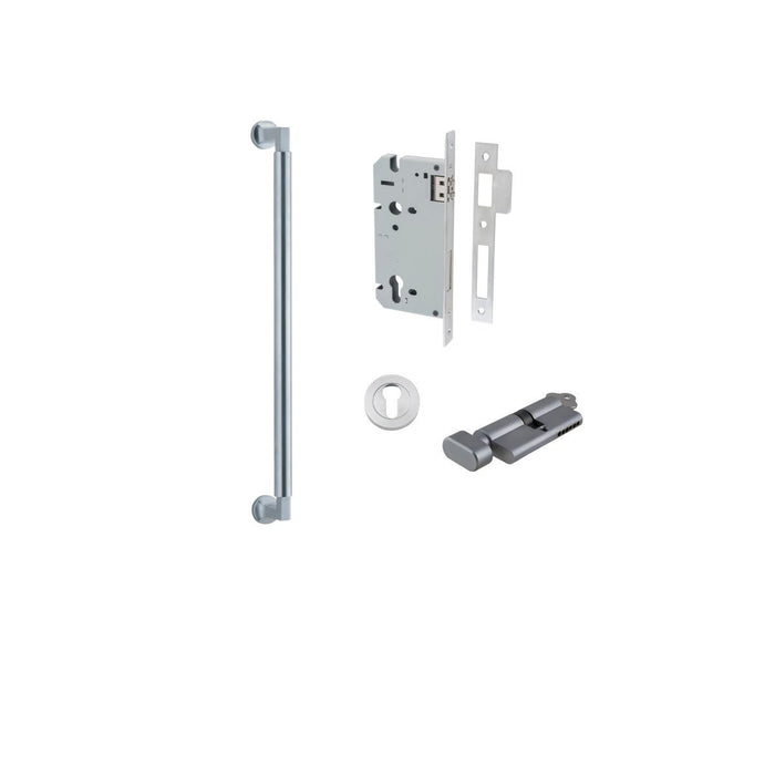 Brushed Chrome / 450mm / Entrance Kit (Key/Turn)