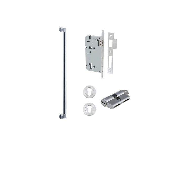 Brushed Chrome / 600mm / Entrance Kit (Key/Key)