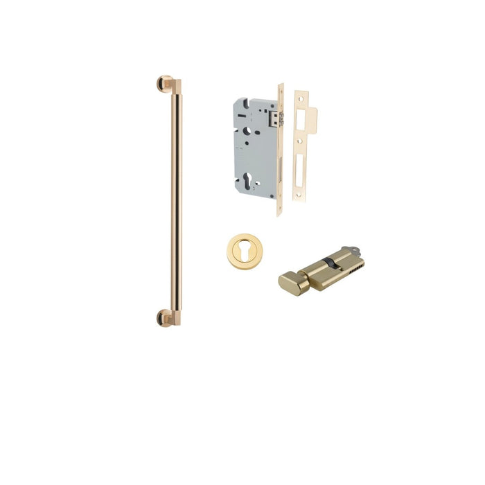 Polished Brass / 450mm / Entrance Kit (Key/Turn)
