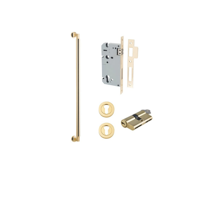 Polished Brass / 600mm / Entrance Kit (Key/Key)
