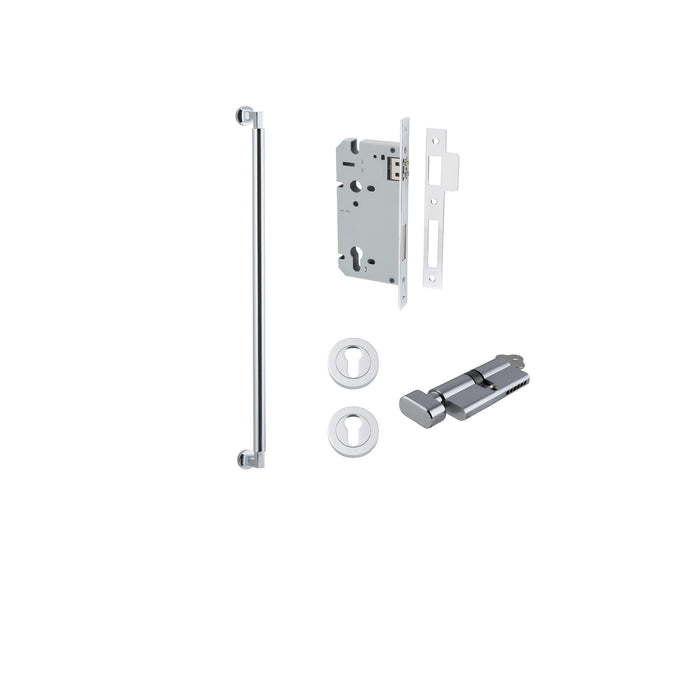 Polished Chrome / 600mm / Entrance Kit (Key/Turn)