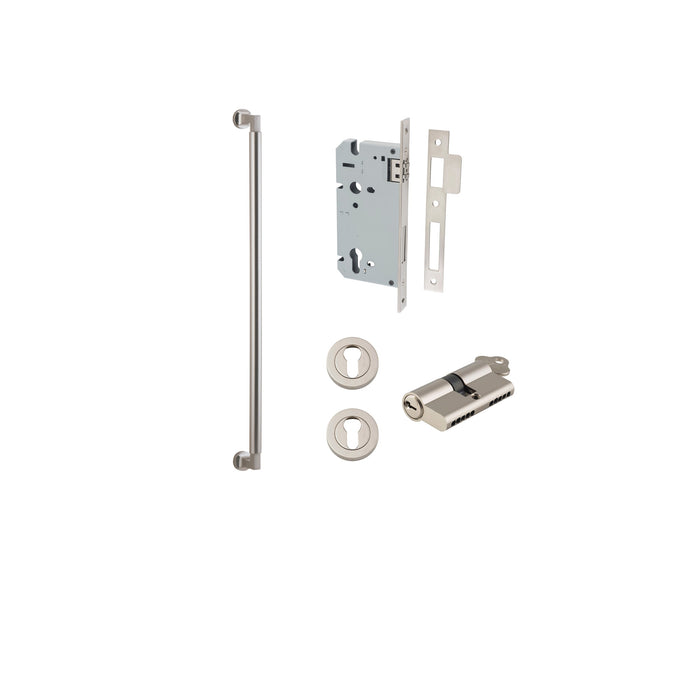 Satin Nickel / 600mm / Entrance Kit (Key/Key)
