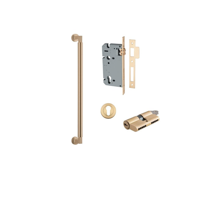 Brushed Brass / 450mm / Entrance Kit (Key/Key)