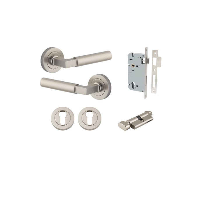 Satin Nickel / Entrance Kit (Key/Turn)