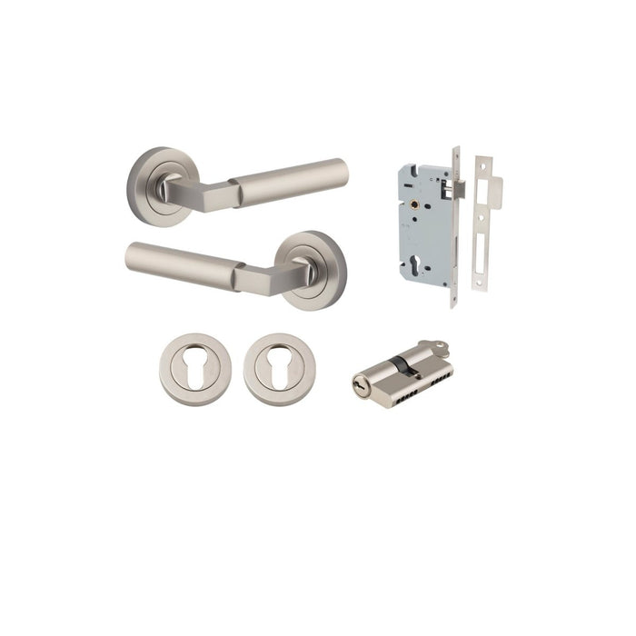 Satin Nickel / Entrance Kit (Key/Key)