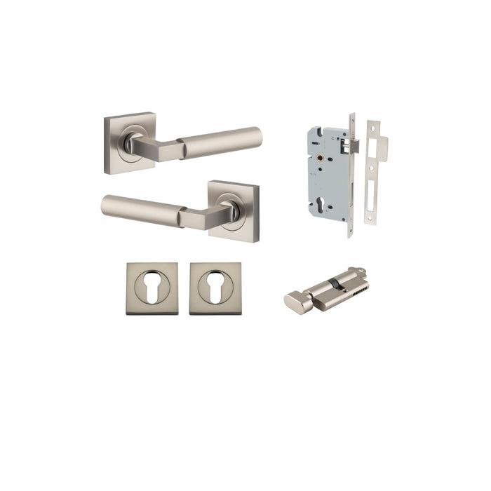 Satin Nickel / Entrance Kit (Key/Turn)