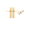 IVER Bronte Lever on Chamfered Backplate – Multiple Finishes Available - Entry - Point - 15284KPASS60 - Iver