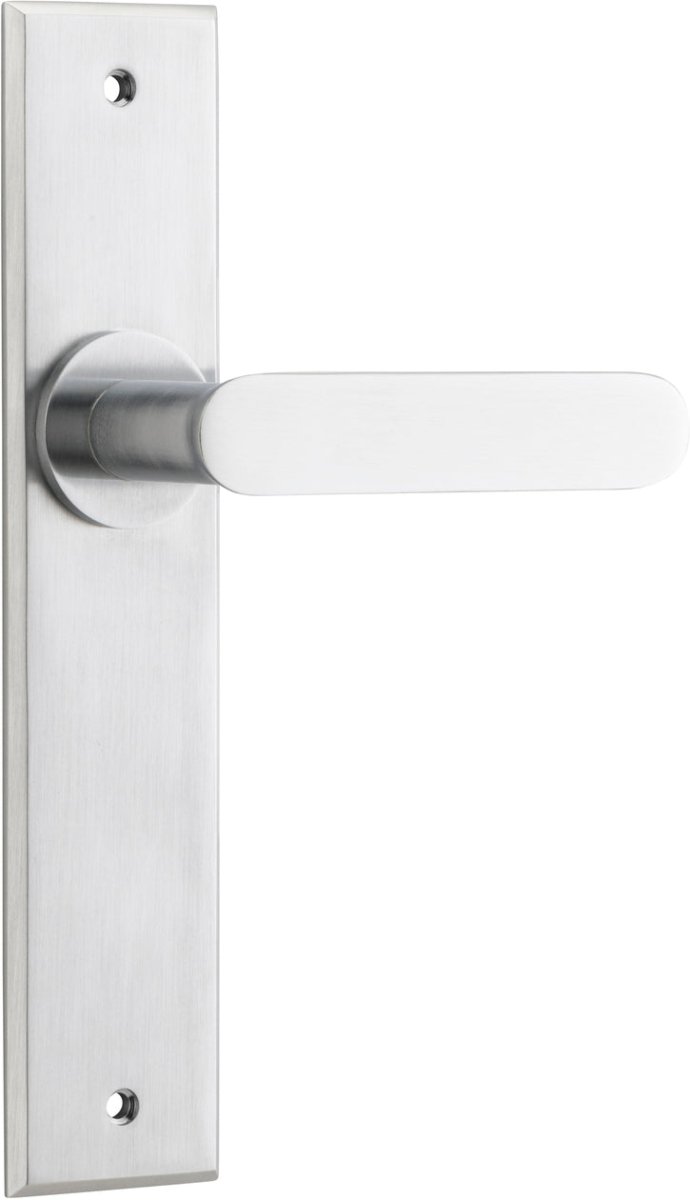 IVER Bronte Lever on Chamfered Backplate – Multiple Finishes Available - Entry - Point - 12284 - Iver