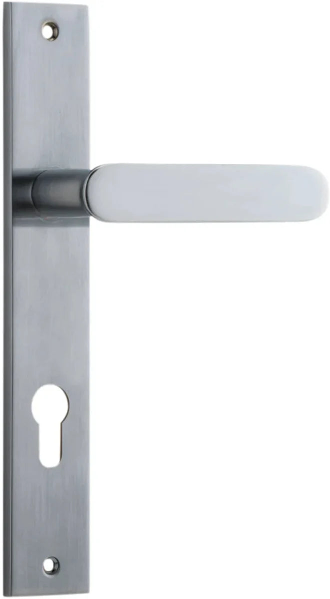 Brushed Chrome / Entrance Leverset Only E85