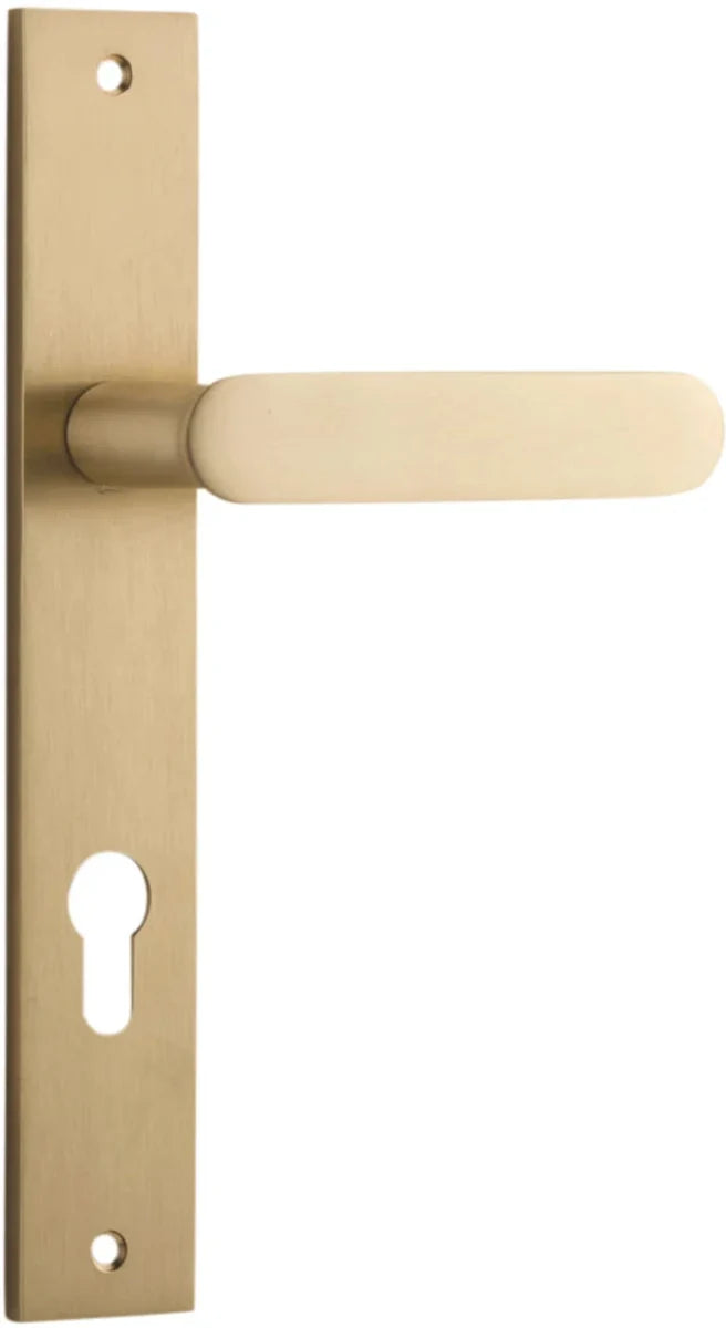 Brushed Brass / Entrance Leverset Only E85