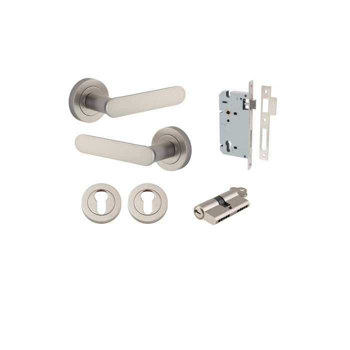 Satin Nickel / Entrance Kit (Key/Key)