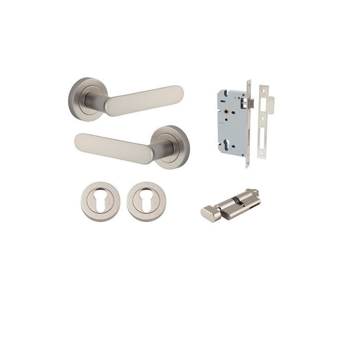 Satin Nickel / Entrance Kit (Key/Turn)