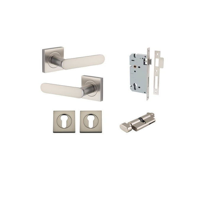 Satin Nickel / Entrance Kit (Key/Turn)