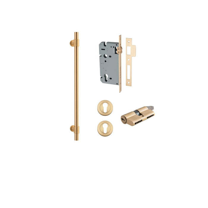 Brushed Brass / 450mm CTC / Entrance Kit (Key/Key)