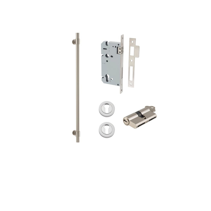 Brushed Chrome / 600mm CTC / Entrance Kit (Key/Key)